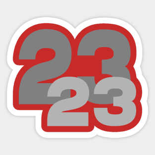 No 23 Goat Sticker